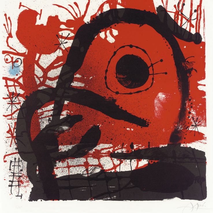 Joan Miró — Деревообрабатывающий станок в состоянии покоя (M. 584)