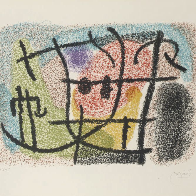 Joan Miró — Картонные коробки : две пластины (M. 452-53; см. C. books 103)