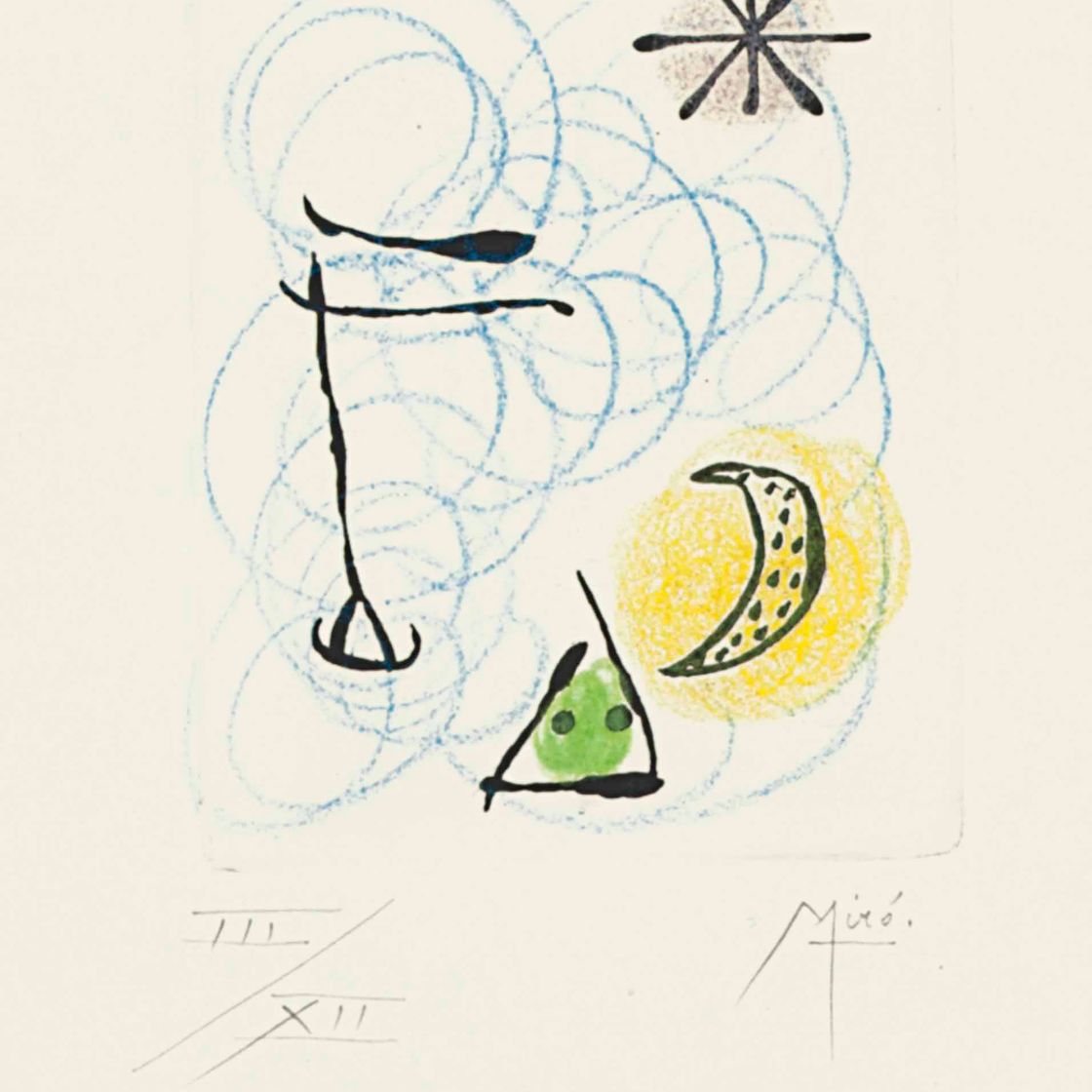 Joan Miró — Лавровый лист: одна тарелка