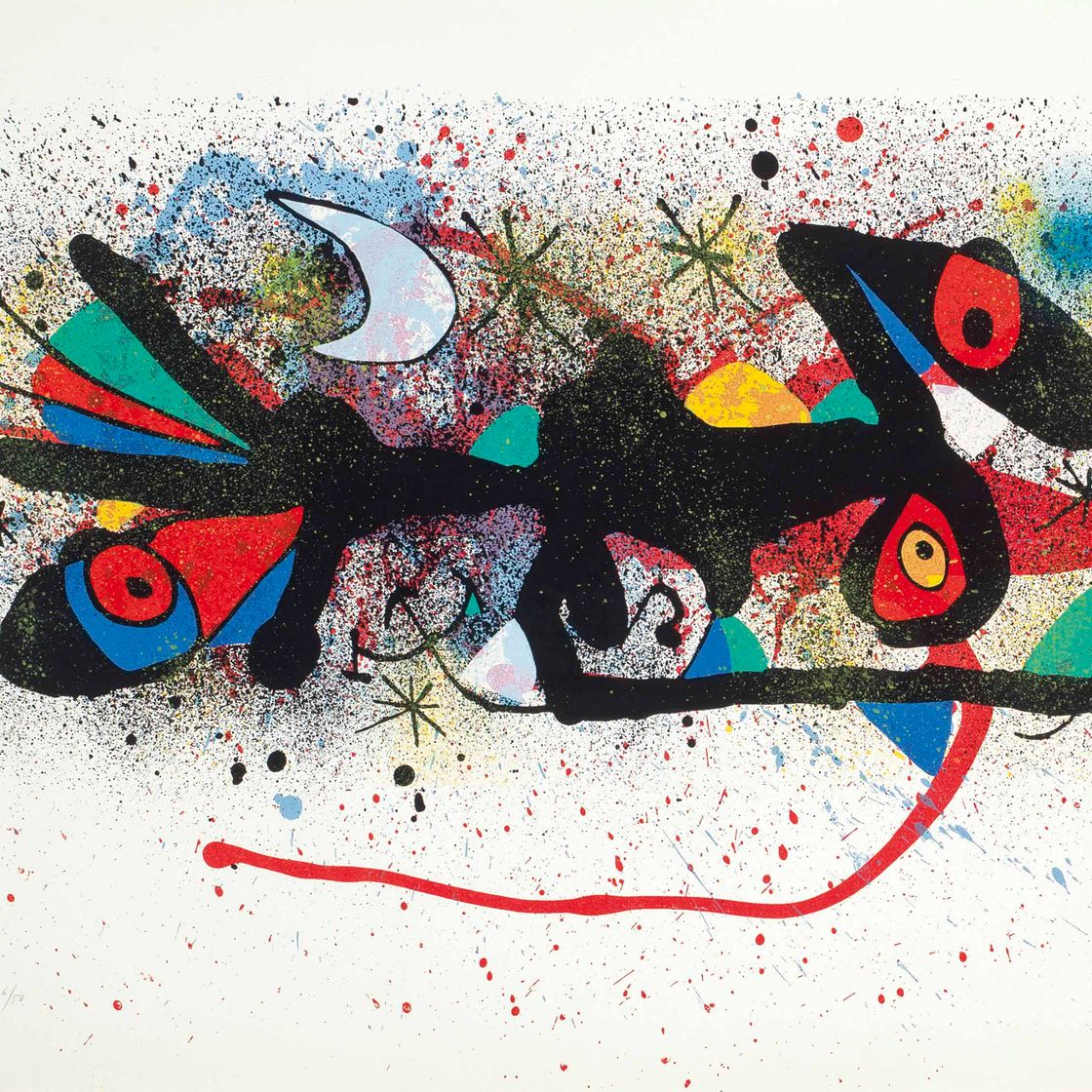 Joan Miró — Гравюры Миро и Артигаса : одна гравюра