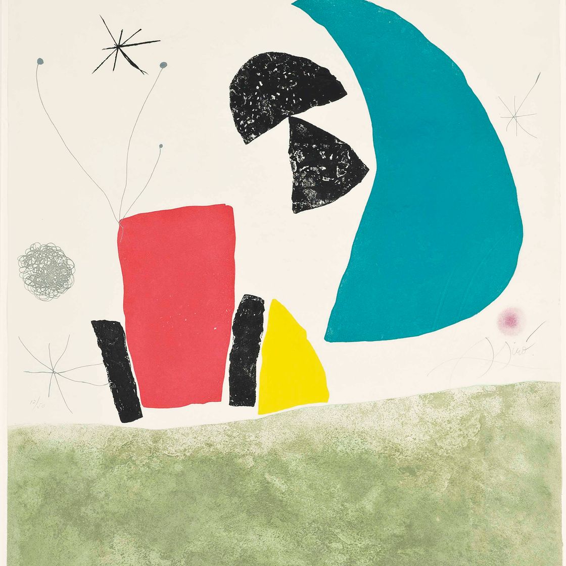 Joan Miró — Восьмая фотография, от: Эсприу - Миро: (Дюпен, 876; см. книги Крамера, 197)