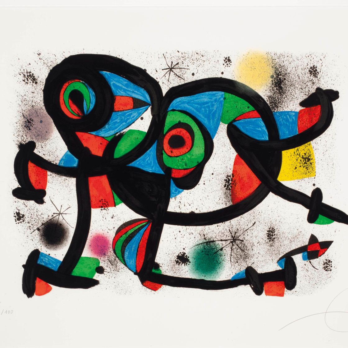 Joan Miró — "Тройной ужин I" из "Аллегро Виваче" (M. 1235)
