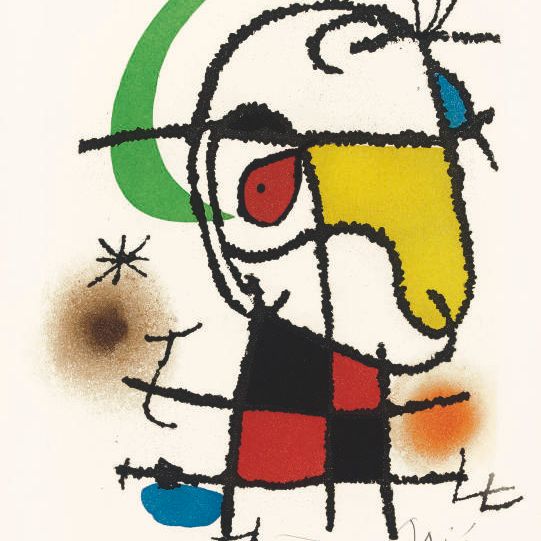 Joan Miró — Пармезан из роз : одна тарелка (D. 545)