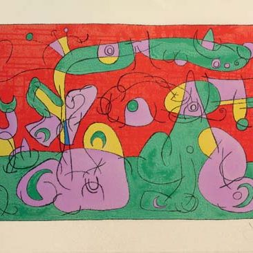 Joan Miró — Фотография VI из Ubu Roi (M. 477; ср. C. books 107)