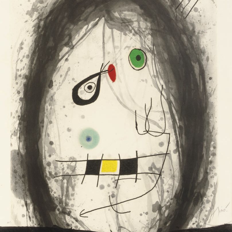 Joan Miró — Черный мир (D. 497)