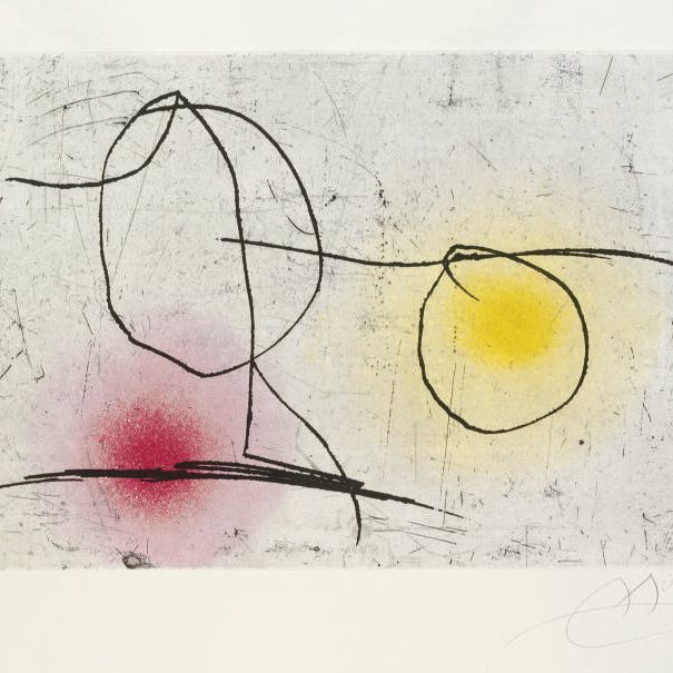 Joan Miró — Лапидари: две пластины (д. 1148 и 1150)