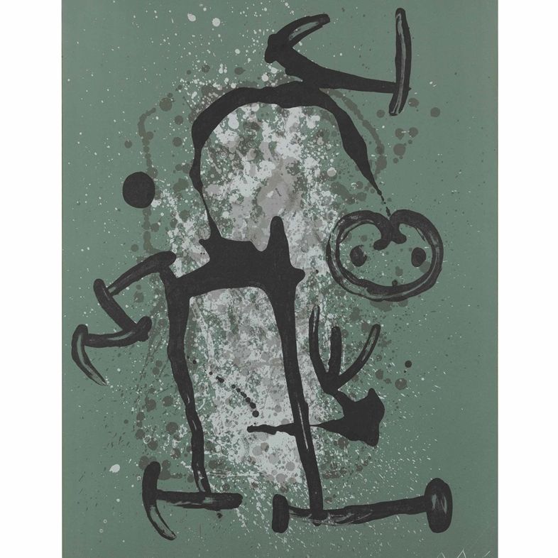 Joan Miró — Неграмотный - Зеленый