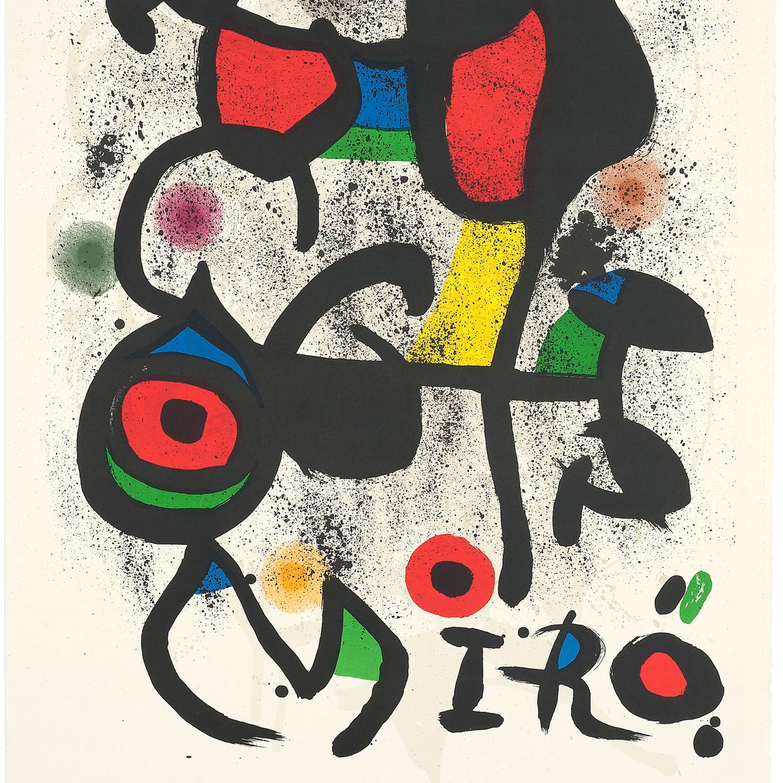 Joan Miró — Афиша выставки "Бронза", галерея Хейворд, Лондон