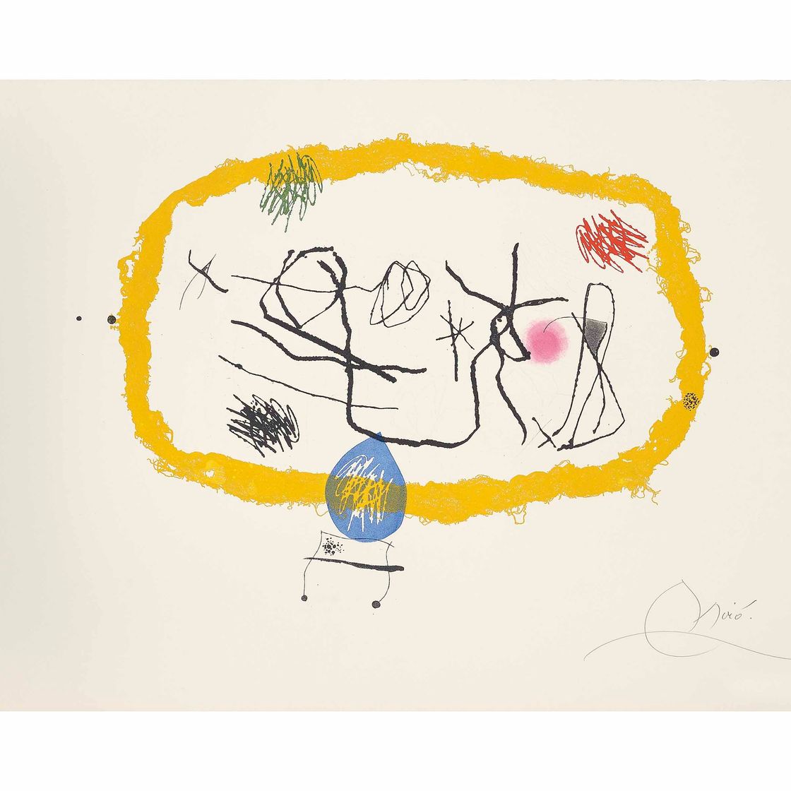 Joan Miró — Персонажи Solars (Дюпен 648)