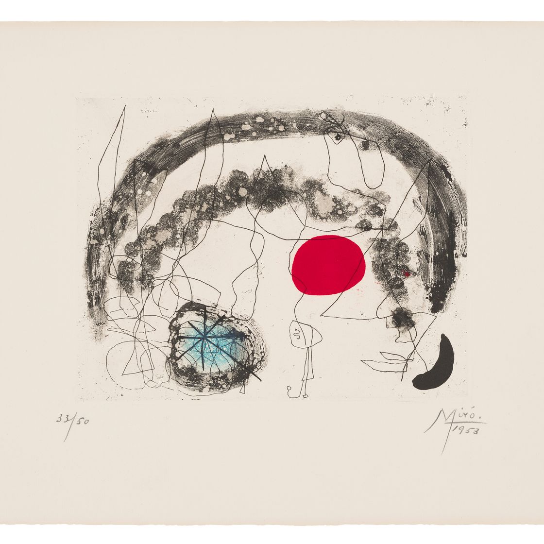 Joan Miró — Сери лИИ: одна тарелка