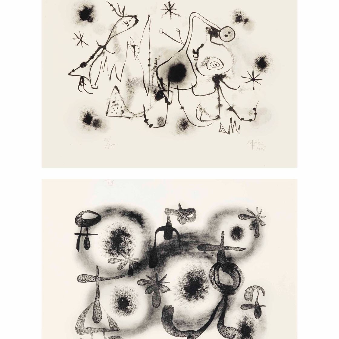 Joan Miró — Альбом 13 : две пластинки