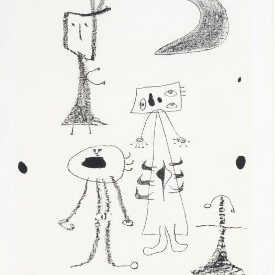 Joan Miró — Женщины (возраст 60 лет)