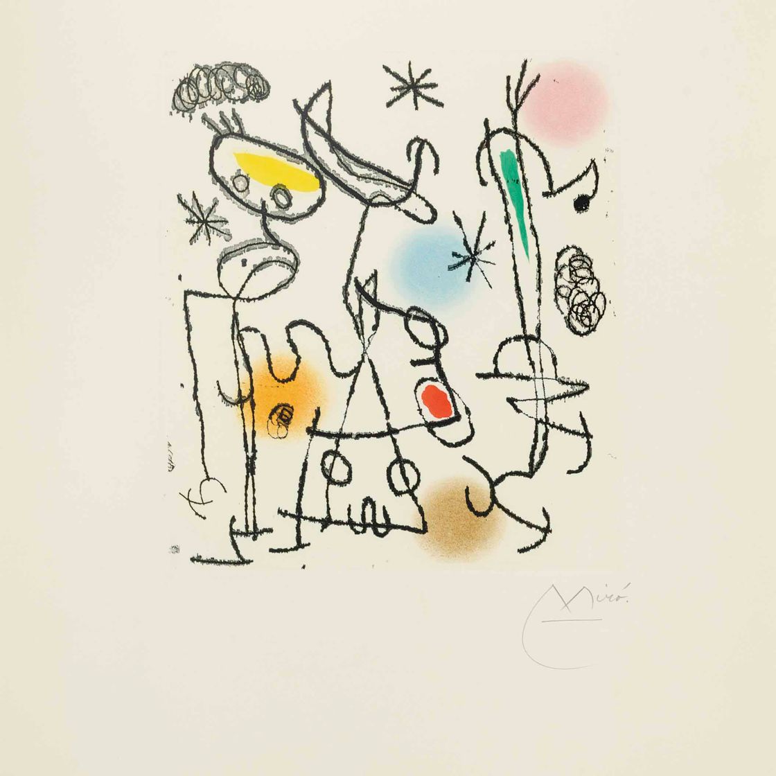 Joan Miró — Условно-досрочное освобождение (Дюпен, 446; см. книги Кремера, 116)