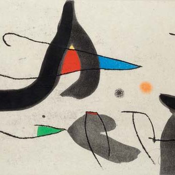 Joan Miró — Одна тарелка от Le Marteau sans Maitre (артикул 956; C. books 216)