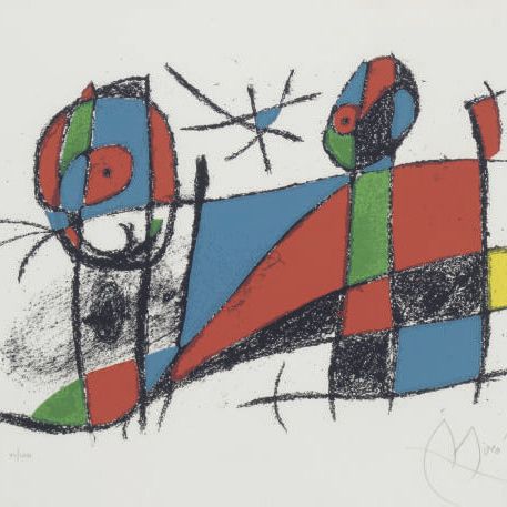 Joan Miró — Литографии Миро II : одна пластина (M. 1042; см. C. books 198)