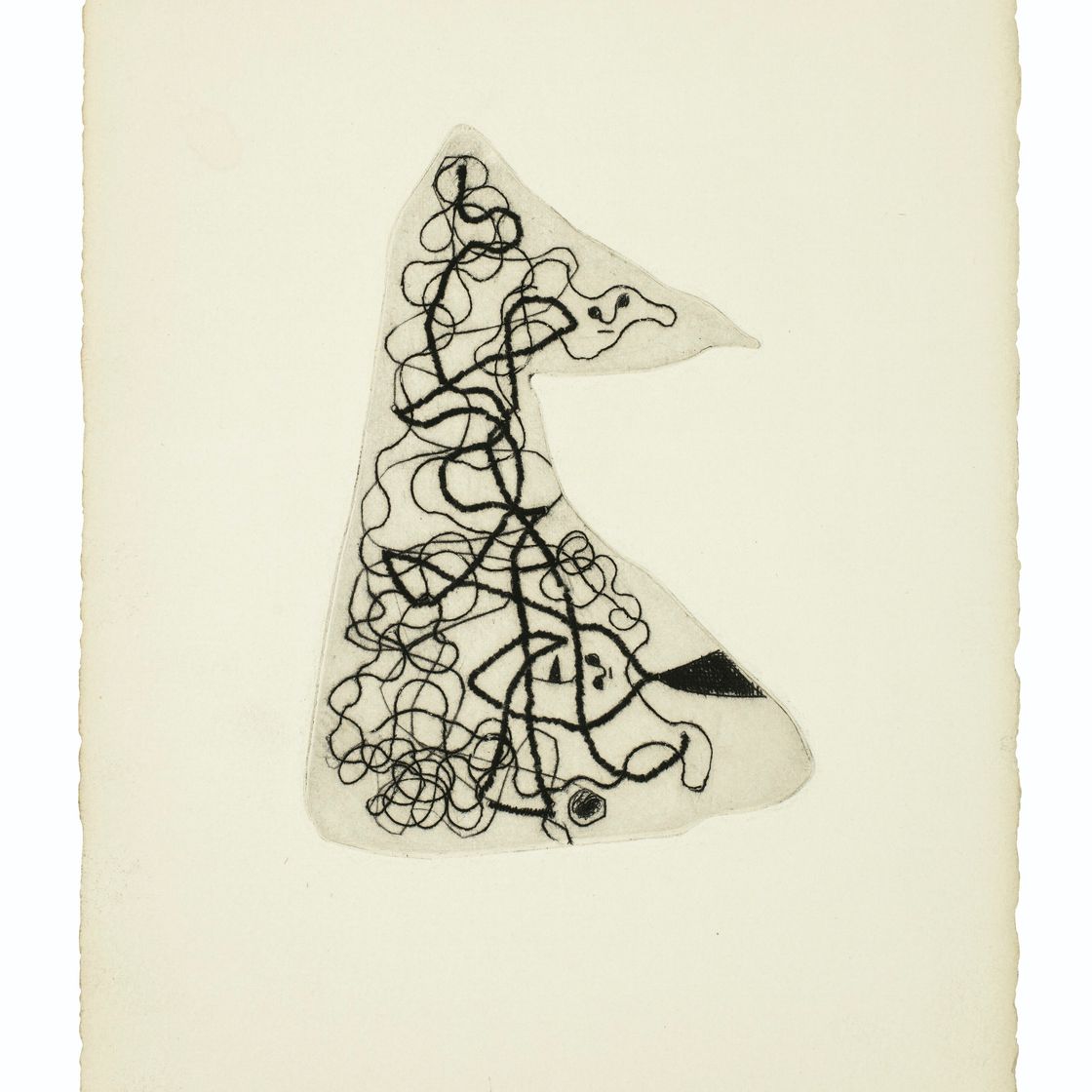 Joan Miró — "Ле Дезесперанто", из "Античного тома" III : четырнадцать пластинок., изображение 2