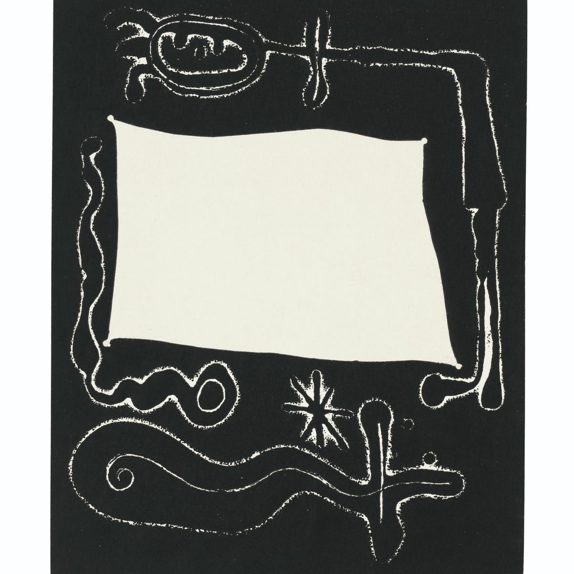 Joan Miró — "Ле Дезесперанто", из "Античного тома" III : четырнадцать пластинок., изображение 13