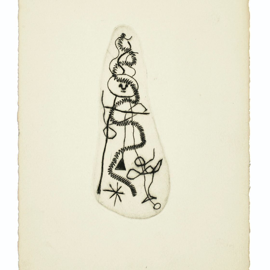 Joan Miró — "Ле Дезесперанто", из "Античного тома" III : четырнадцать пластинок., изображение 5