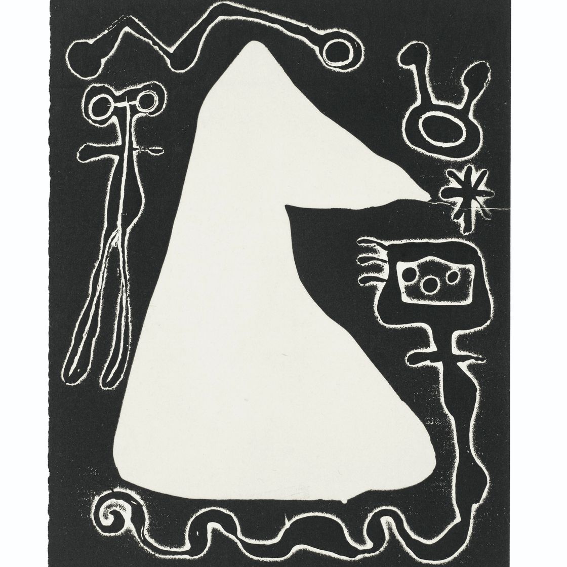 Joan Miró — "Ле Дезесперанто", из "Античного тома" III : четырнадцать пластинок., изображение 9