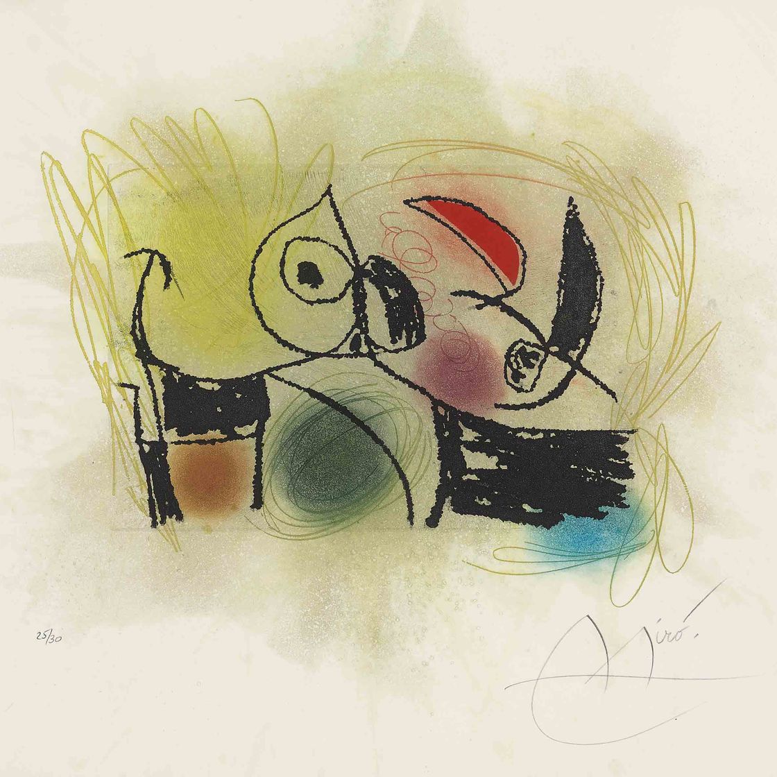 Joan Miró — Ле Кри-кри (D. & L. 1013)