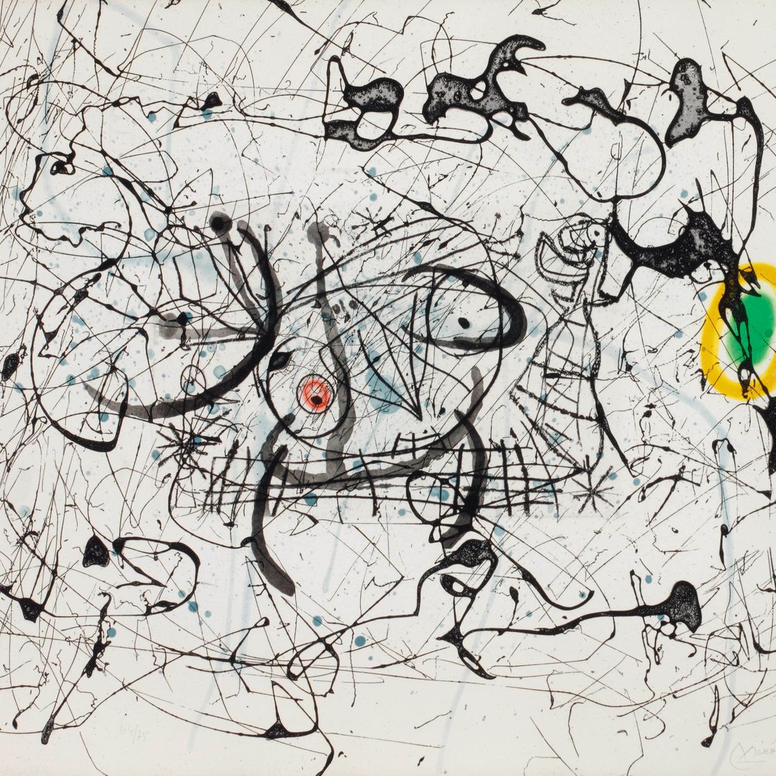 Joan Miró — Трещины : одна пластина (Dupin 476; см. C. books 130)