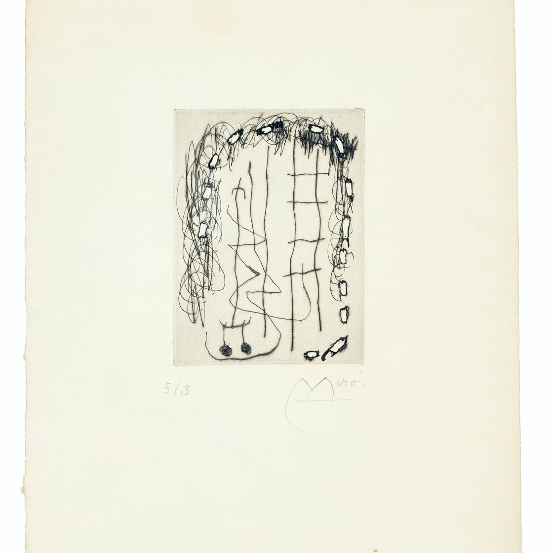 Joan Miró — Без названия, от Flux de l'aimant