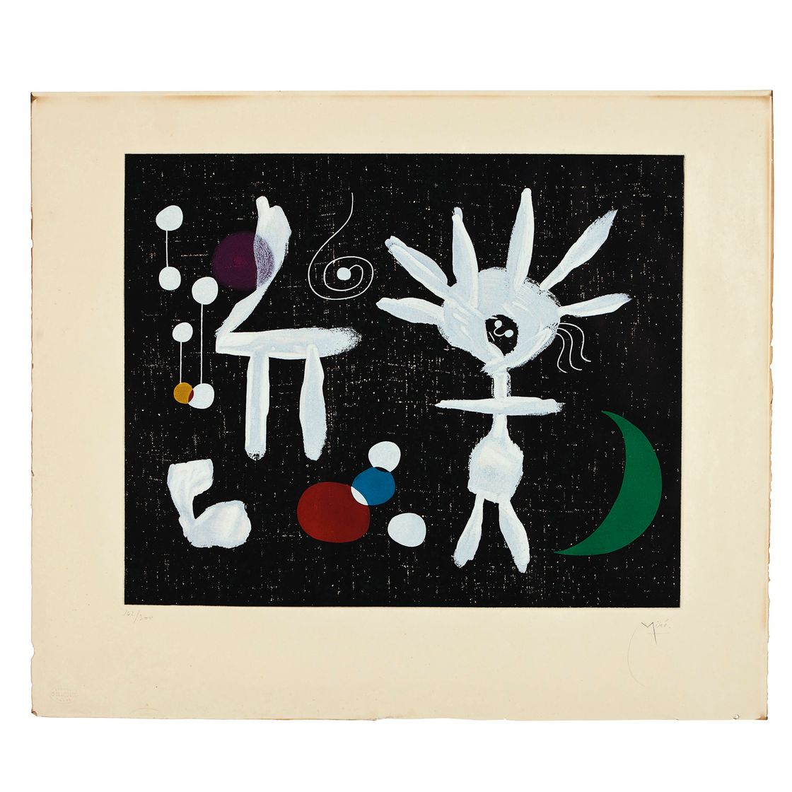Joan Miró — Утренняя роза в лунном свете