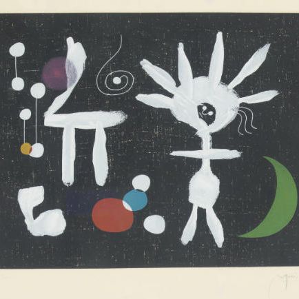 Joan Miró — Утренняя роза в лунном свете (1713 год, май)