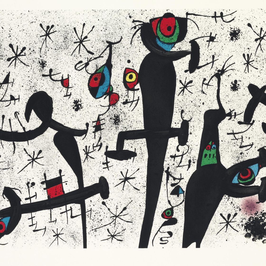 Joan Miró — Подарок для Джоан Пратс : одна тарелка (M. 731)