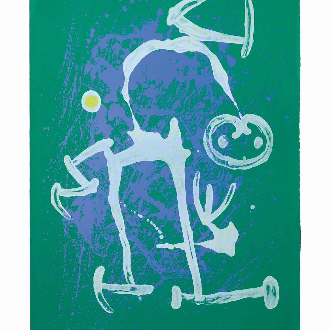 Joan Miró — Неграмотные - сине-белые
