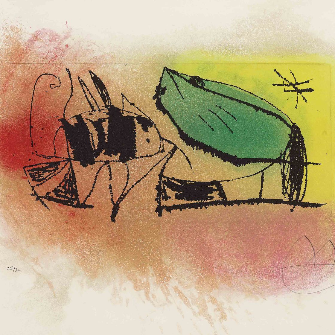 Joan Miró — Лес скарабеев (D. & L. 1018)