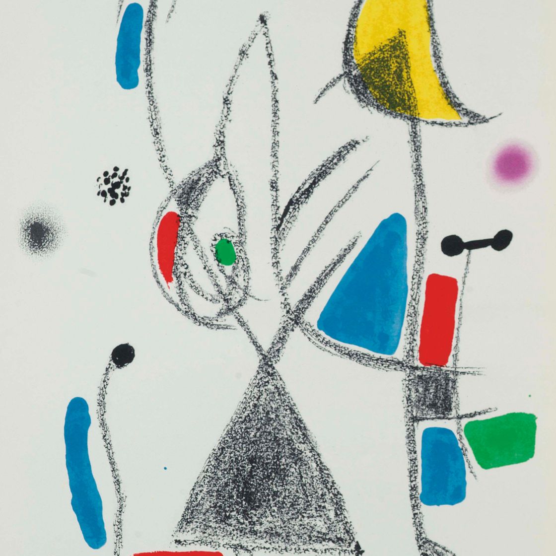 Joan Miró — Рафаэль Альберти, "Маравильяс и Варасионес Акрстикас в саду мира", издание "Полиграфа", Барселона, 1975 (Мурло, 1051-1072; Крамер. книг 211)