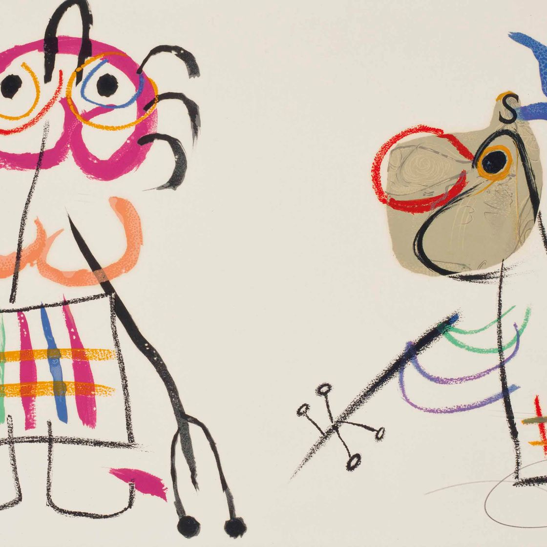 Joan Miró — Любовь к Юбю : один отпечаток