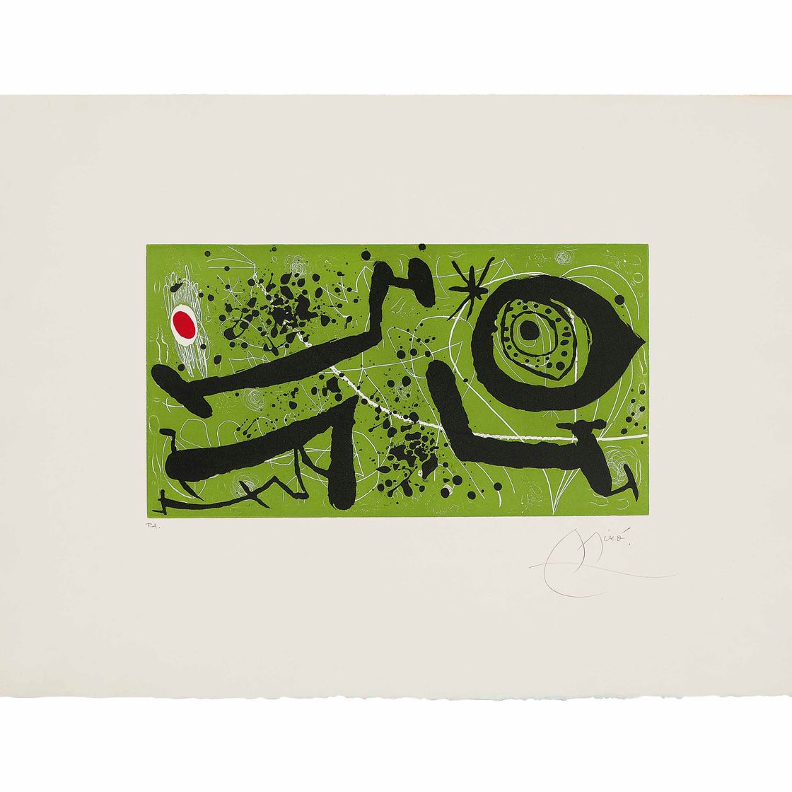 Joan Miró — Пикассо и другие воскресшие (Дюпен 588)