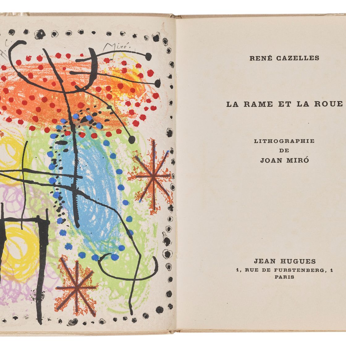 Joan Miró — Рене Казель, "Рам и веселье"
