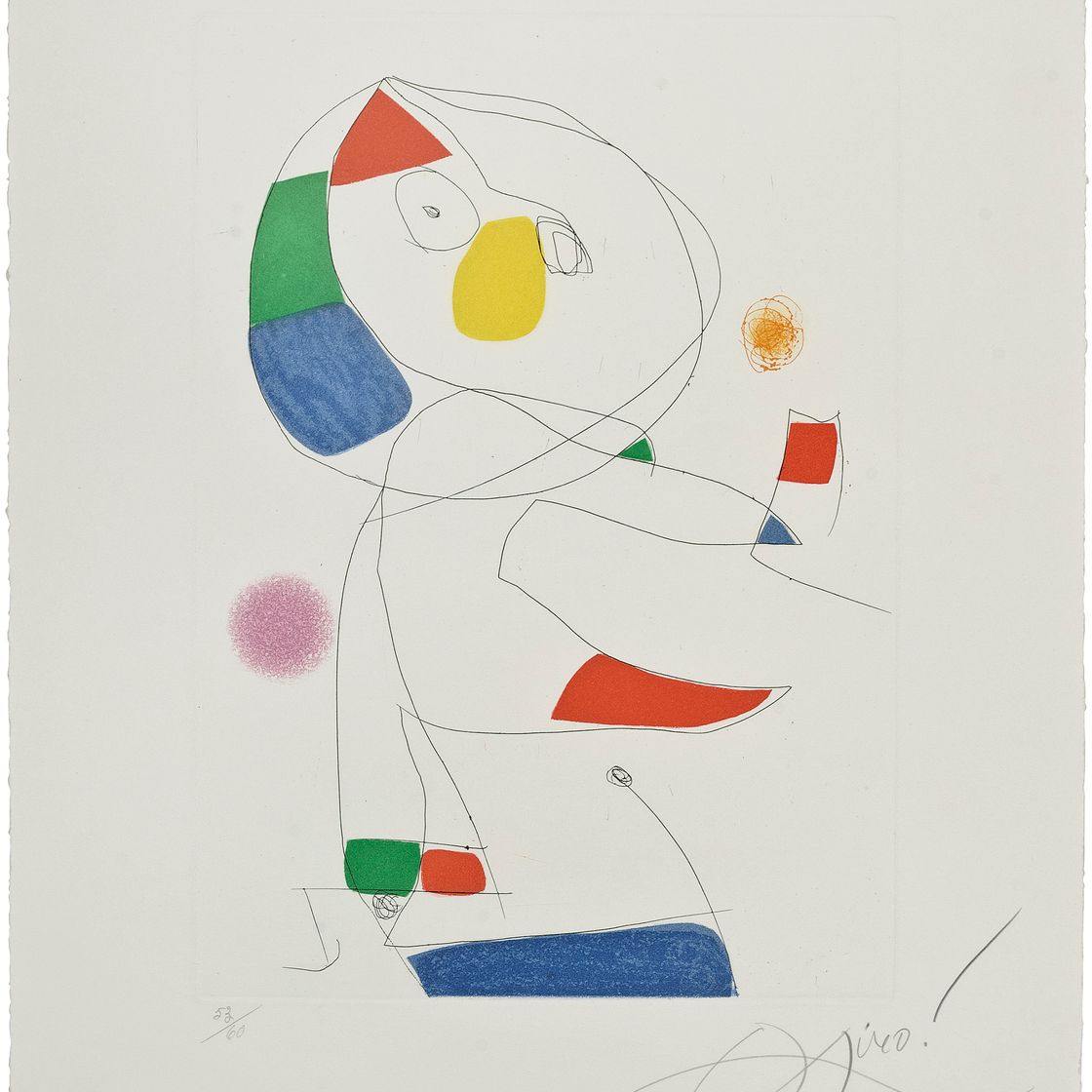 Joan Miró — Одна тарелка от: Hommage à San Lazzaro