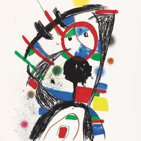 Joan Miró — Коломбина у окна (M. 1201)