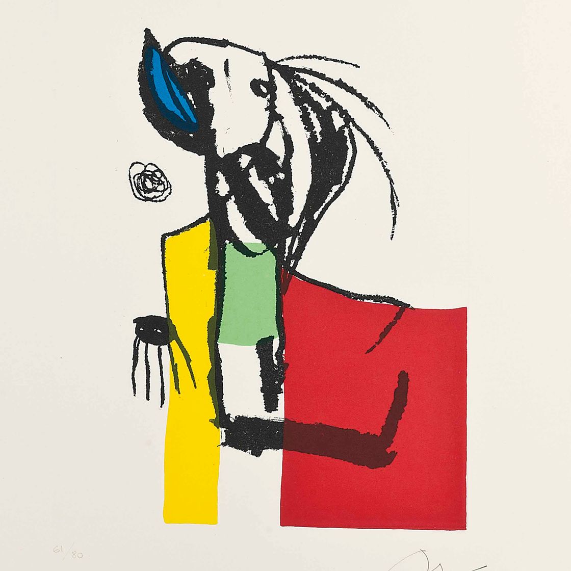 Joan Miró — Песнопение по следам IV