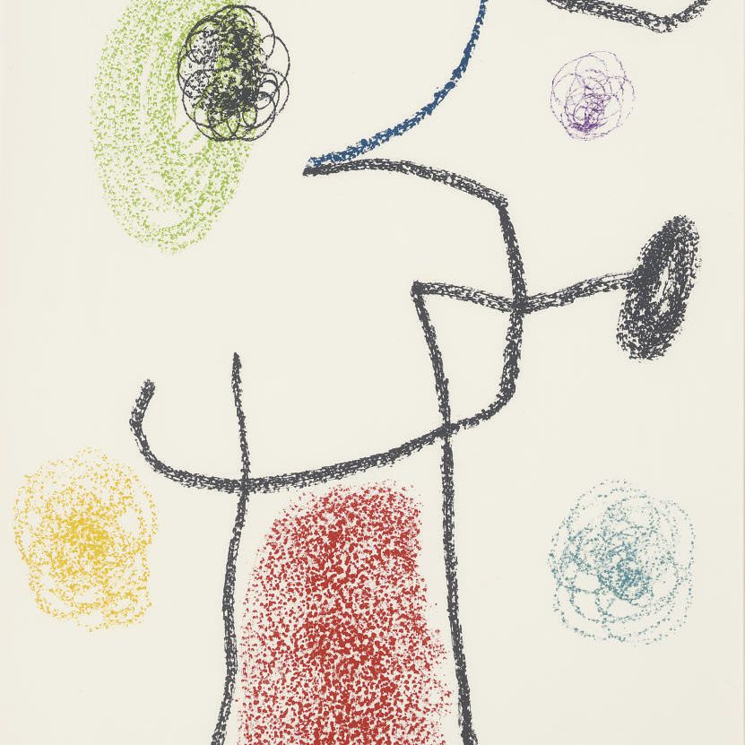 Joan Miró — Альбом 21 : одна пластинка (M. 1129; см. C. books 241)