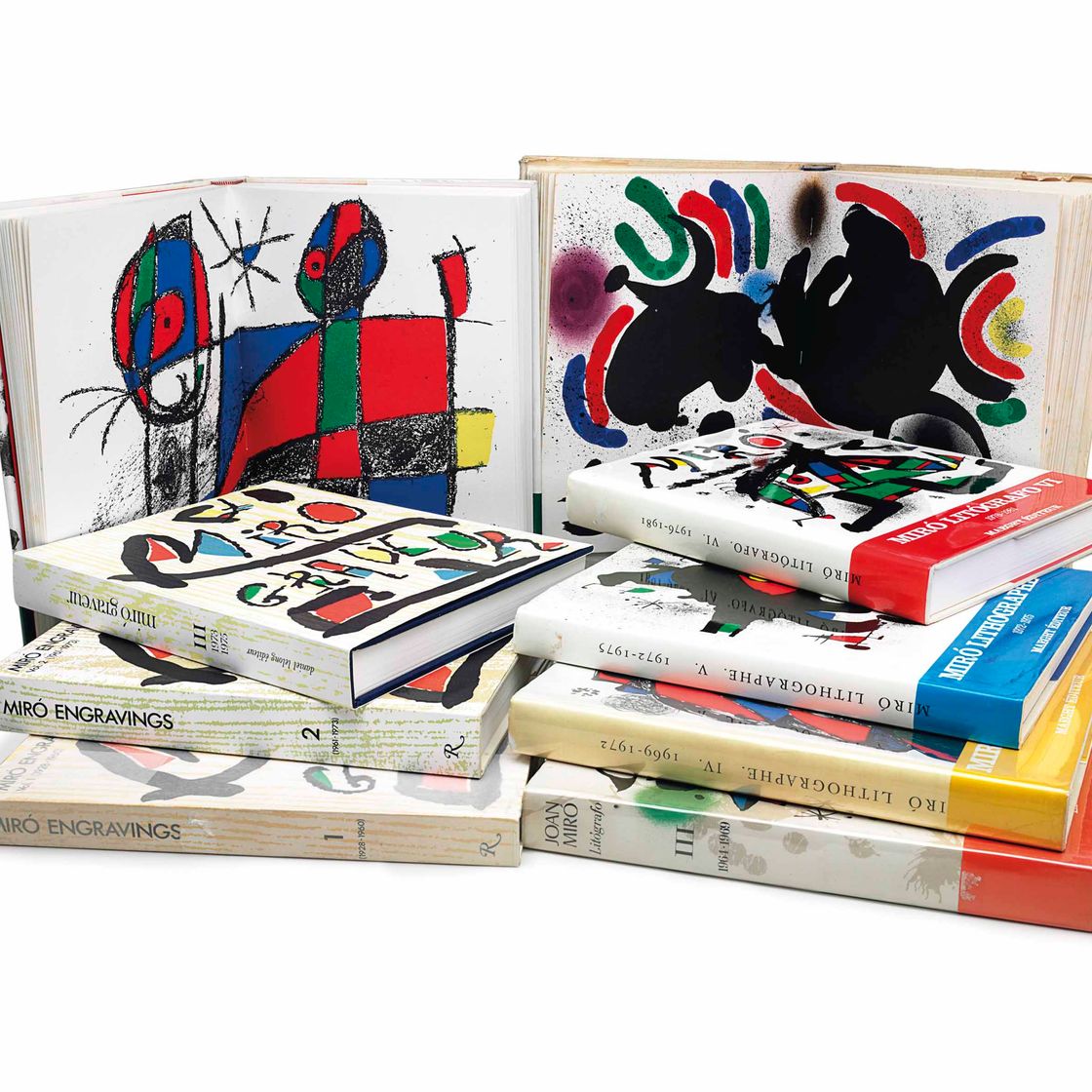Joan Miró — Литография Миро, главный редактор, Париж, 1972-92