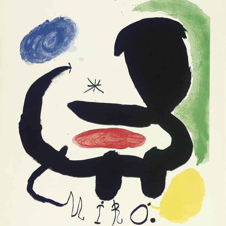 Joan Miró — Плакат для выставки "Миро", Сала-Пелаирс, Пальма-де-Майорка, 1970 (фото 684)