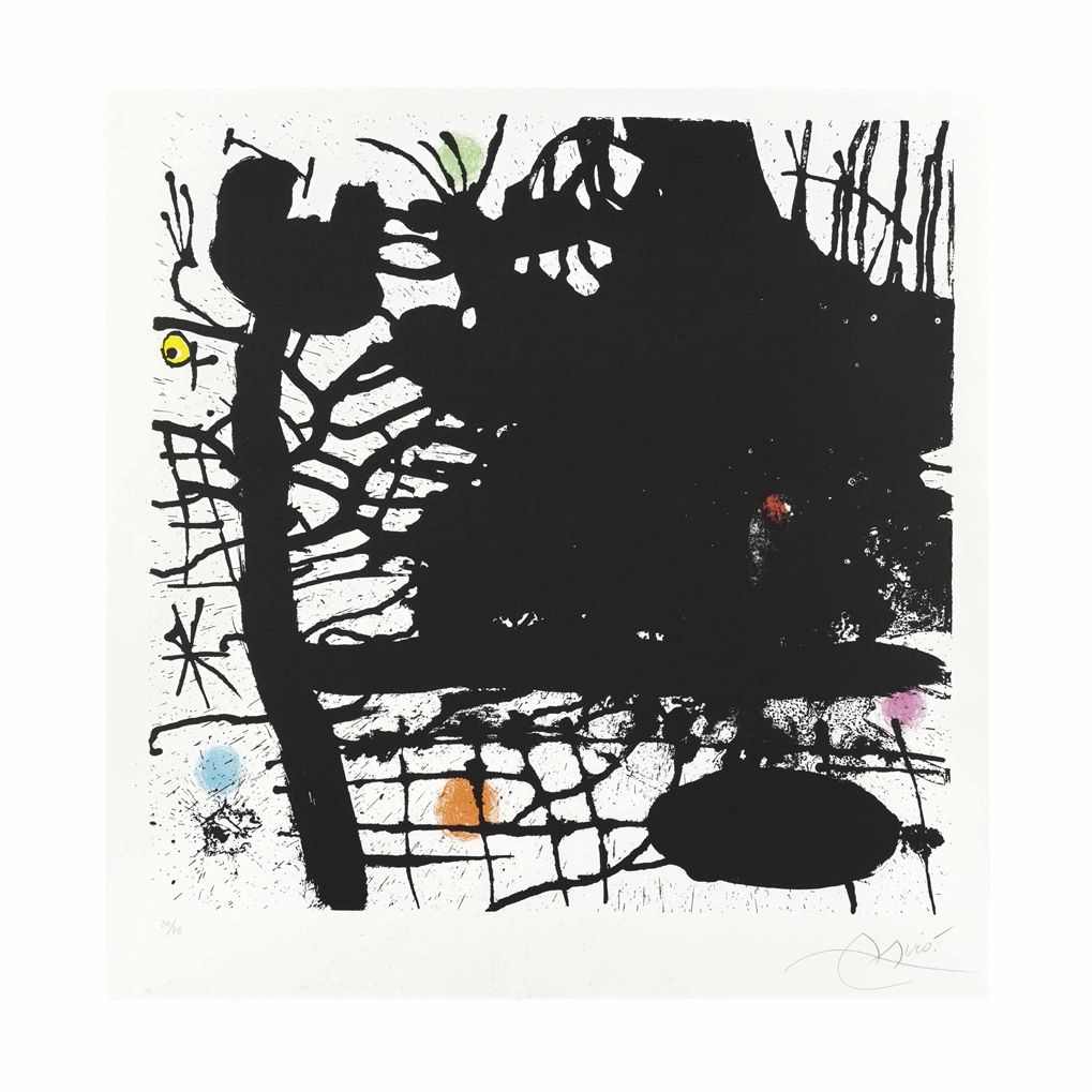 Joan Miró — Ночь с щупальцами