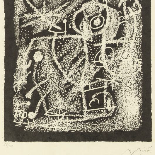 Joan Miró — Эссенции земли : одна тарелка (M. 575)