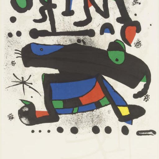 Joan Miró — Плакат для Миро, Токийский художественный музей Сейбу (M. 1172)