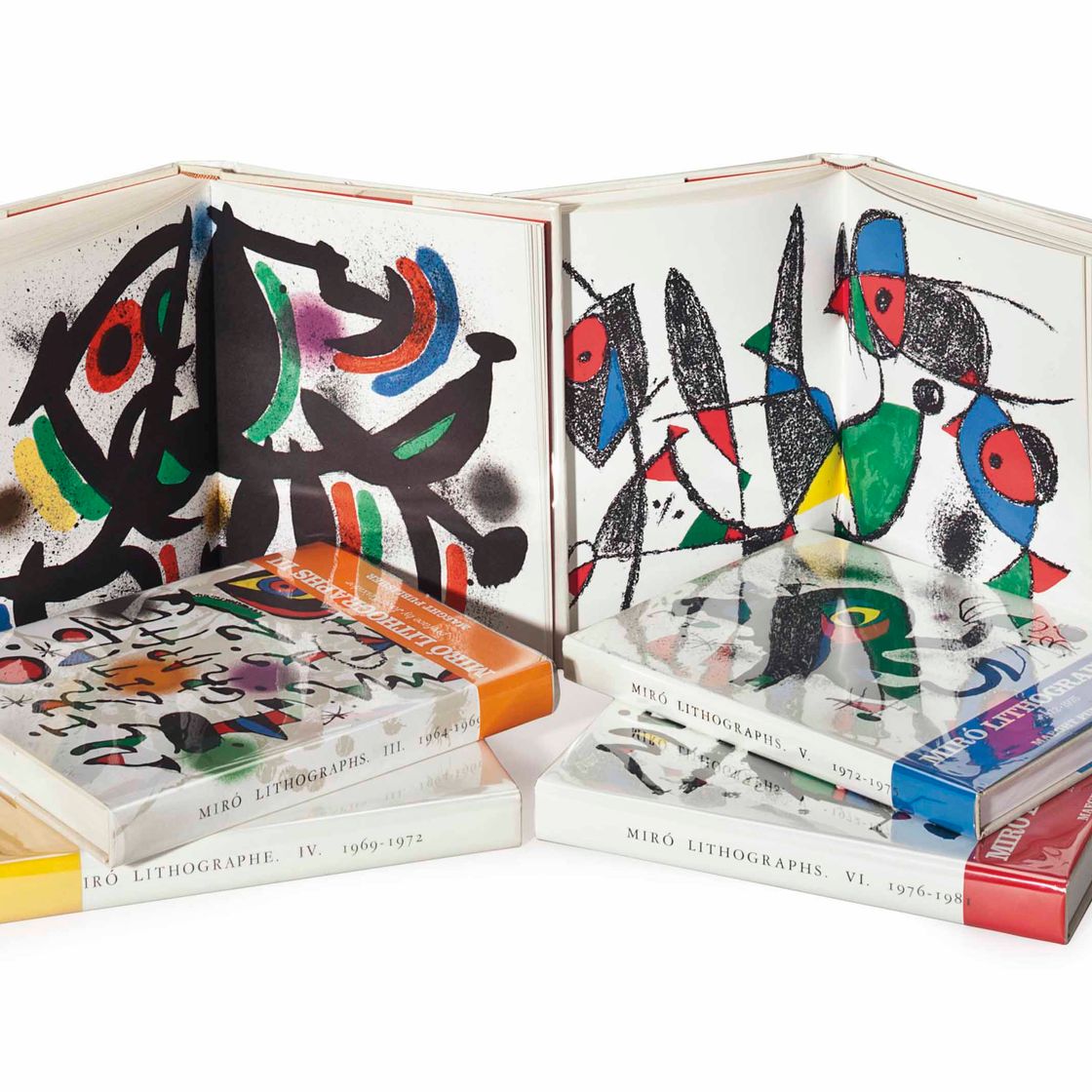 Joan Miró — Литография Миро I-VI, главный редактор, Париж, 1972-92