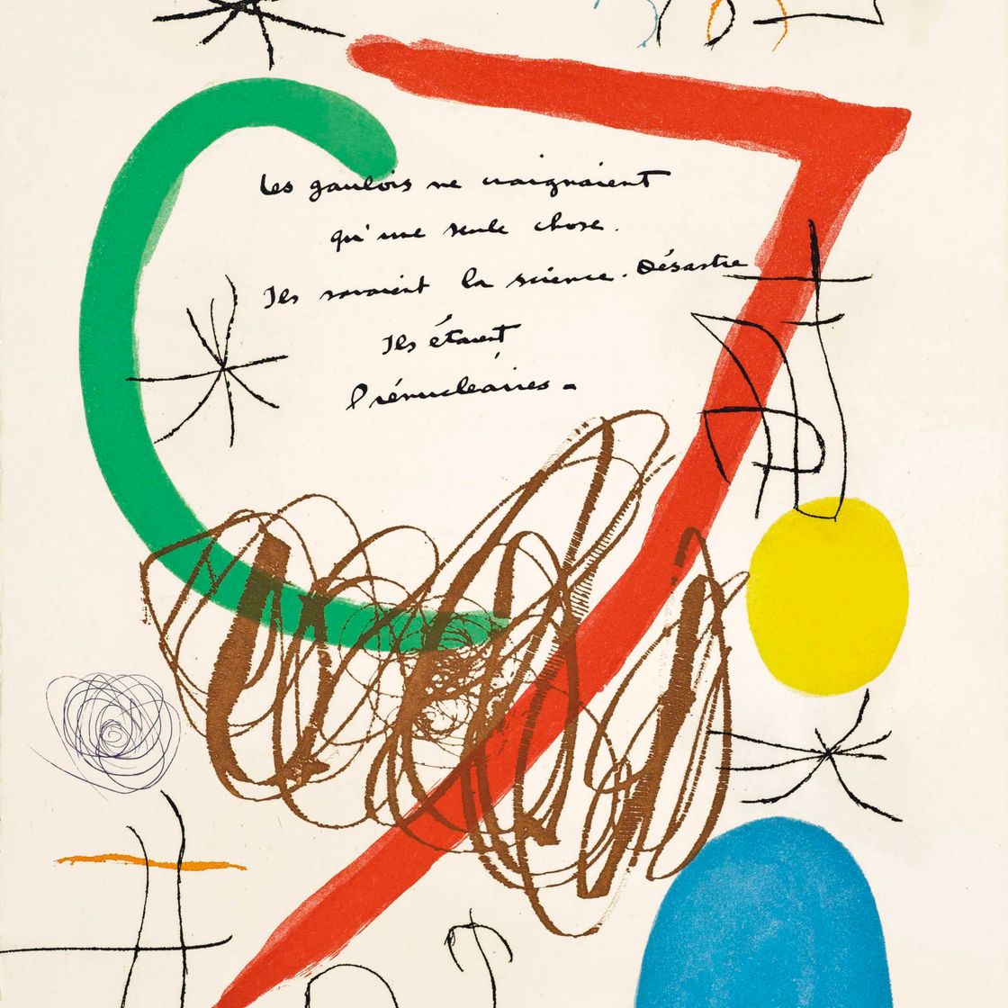 Joan Miró — Восемь листов, от: Adonides (Дюпен 878-925)