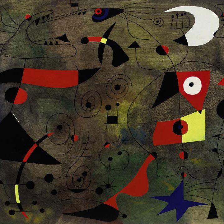 Joan Miró — Женщины и птицы из созвездий (книги Кремера, 58)