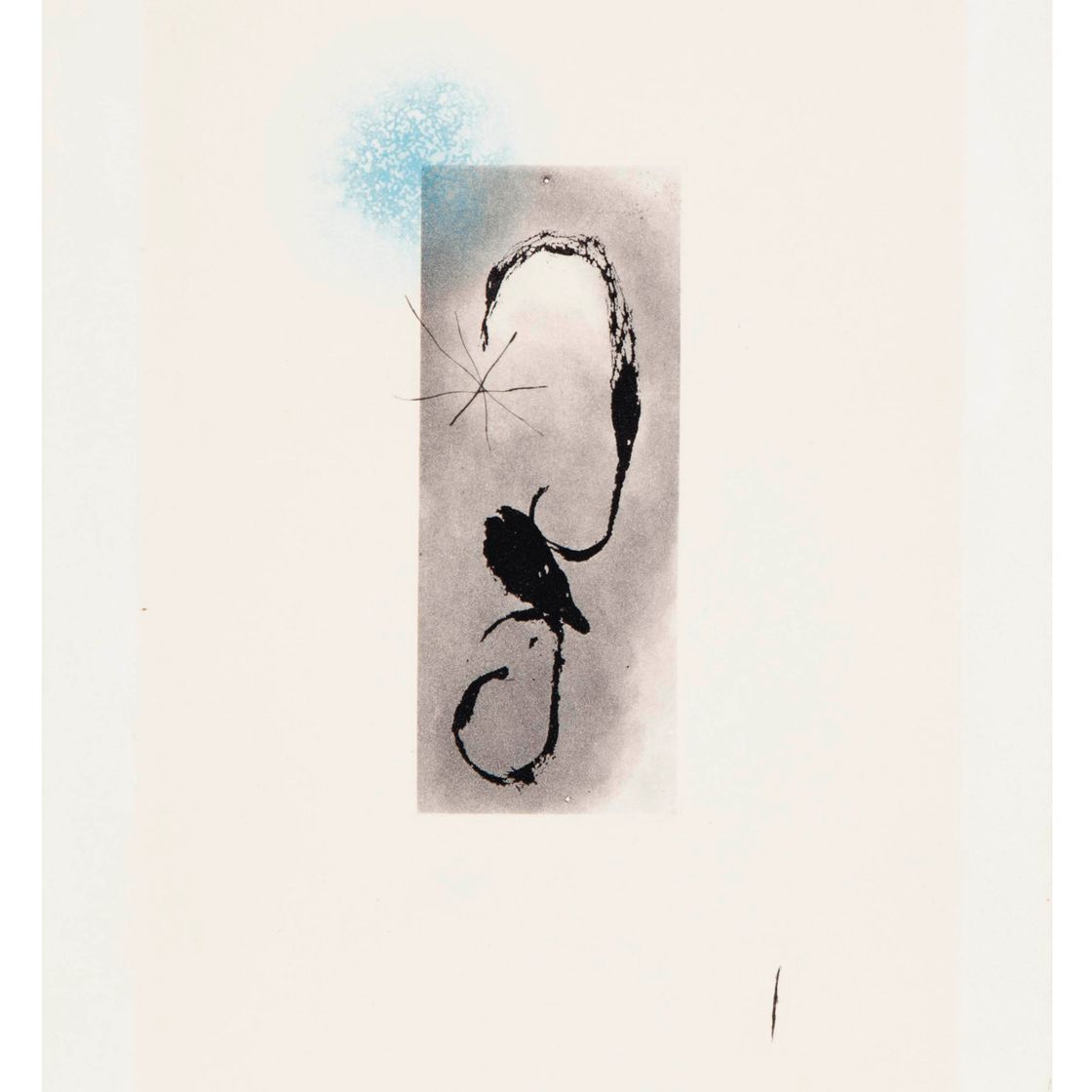 Joan Miró — Без солнца, в окружении звезд, в волшебной ночи: Одна тарелка (см. D. 41)