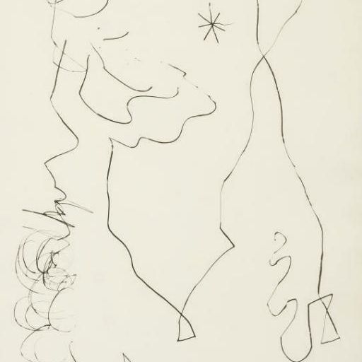 Joan Miró — Могильный журнал : одна табличка (д. 773; см. С. 200)