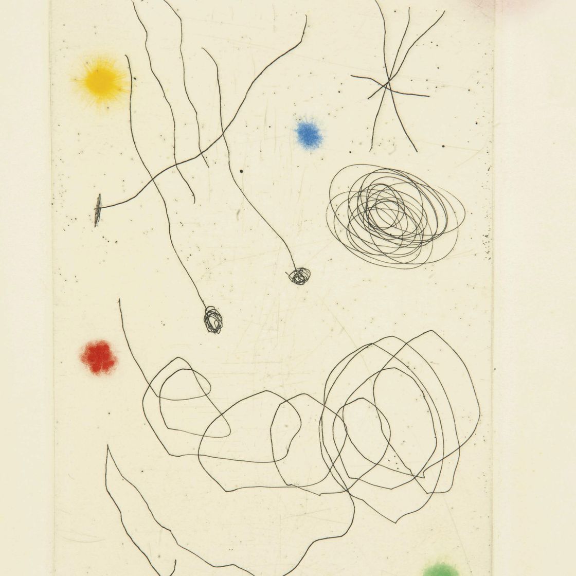 Joan Miró — Салат с карго по-французски (Dupin 388)